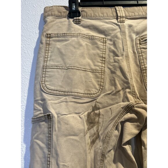 Carhartt Mens 34x32 Relaxed Fit Double Utility Canvas Carpenter Pants 101711-257 - Picture 5 of 8